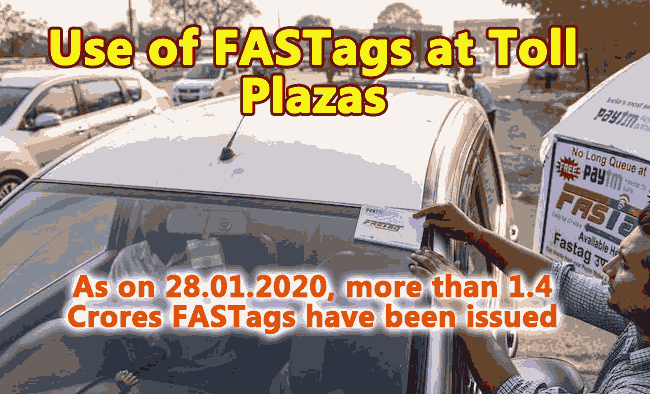 use of FASTags at Toll Plazas 